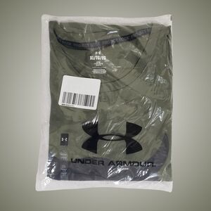 Under Armour Project Rock Brahma Bull Payoff Graphic Tee XL Men Green